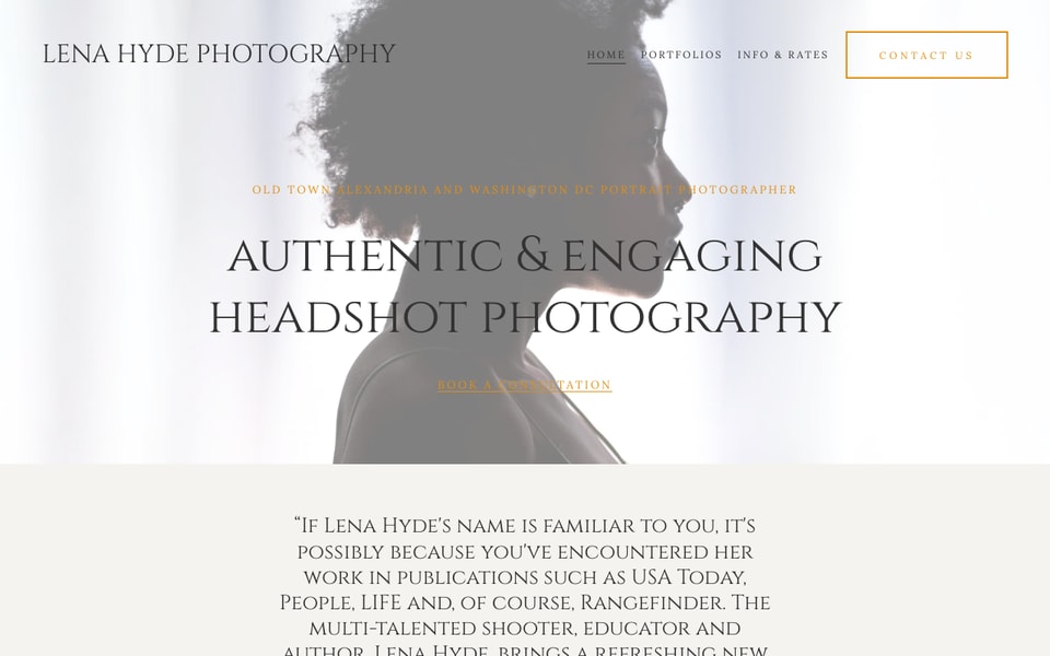 Lena Hyde Photography studio preview