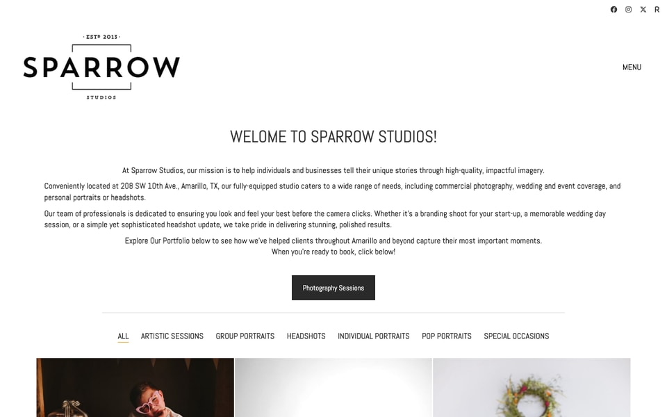 Sparrow Studios studio preview