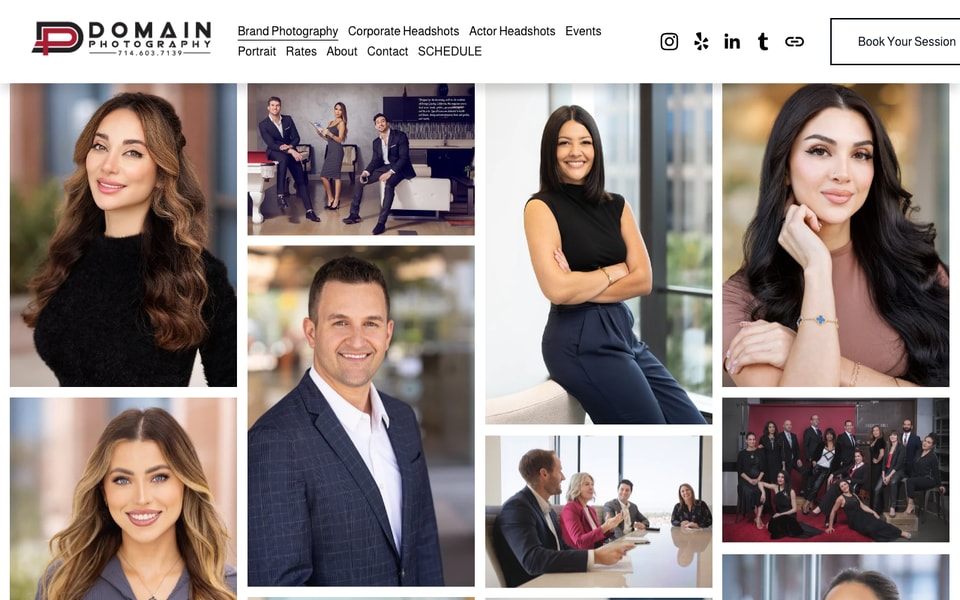 DOMAIN Photography - Headshots - Corporate - Portrait - Event studio preview