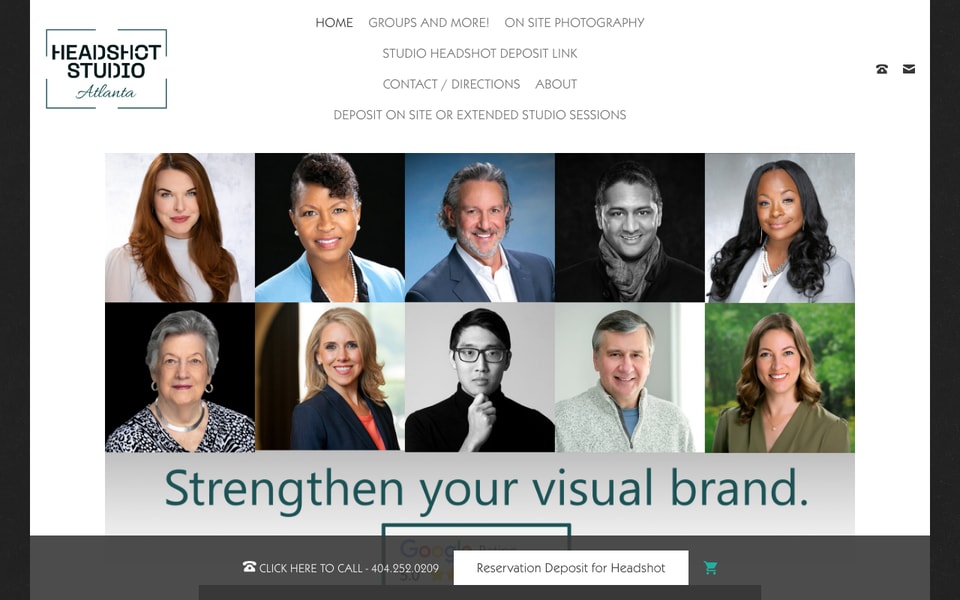Headshot Studio Atlanta studio preview