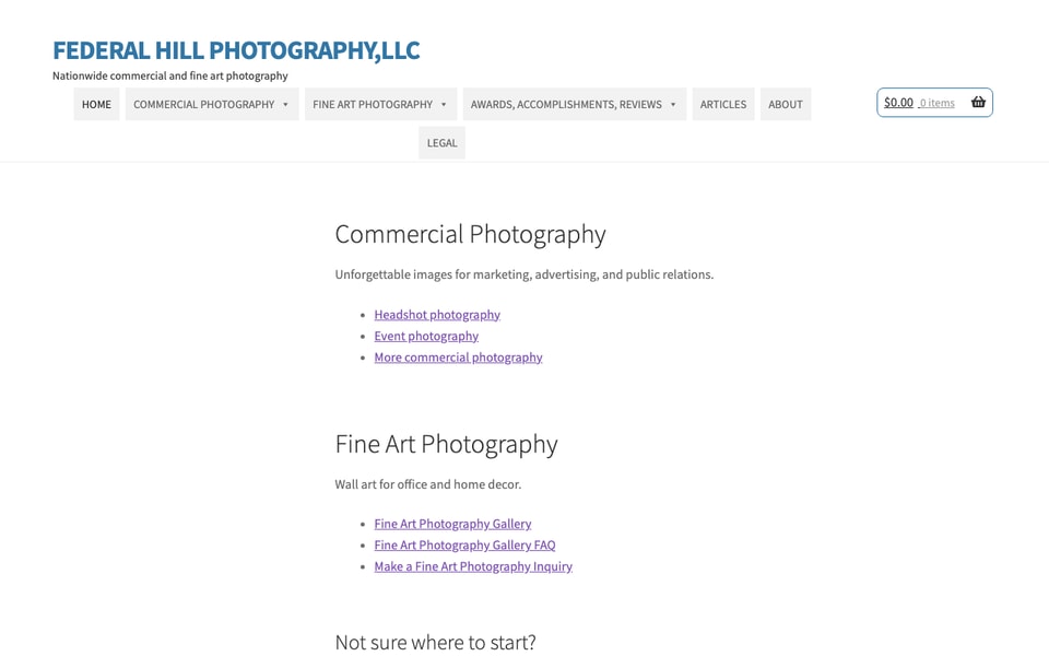 Federal Hill Photography, LLC studio preview
