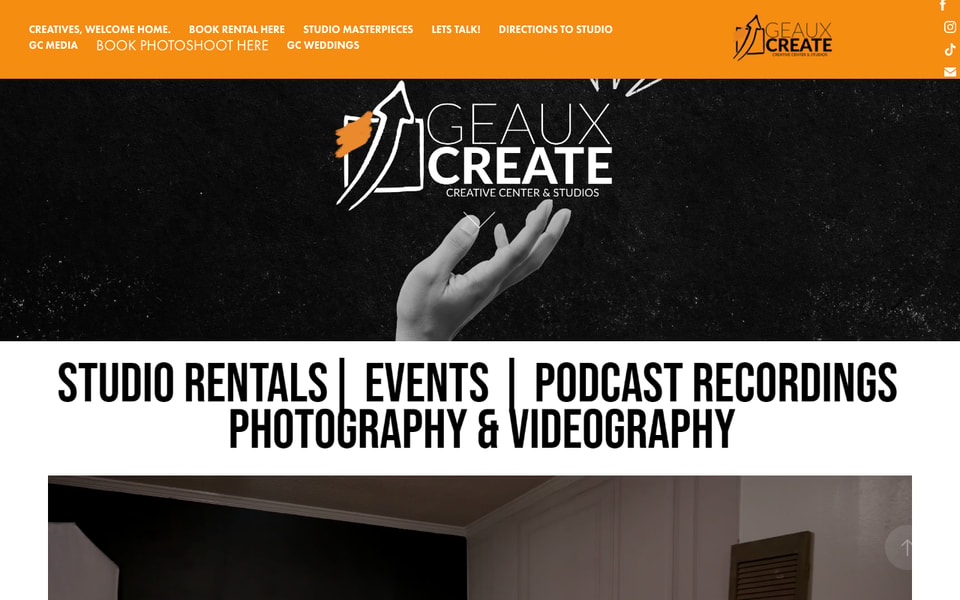 Geaux Create Studios studio preview