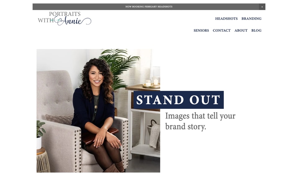 Portraits with Annie studio preview