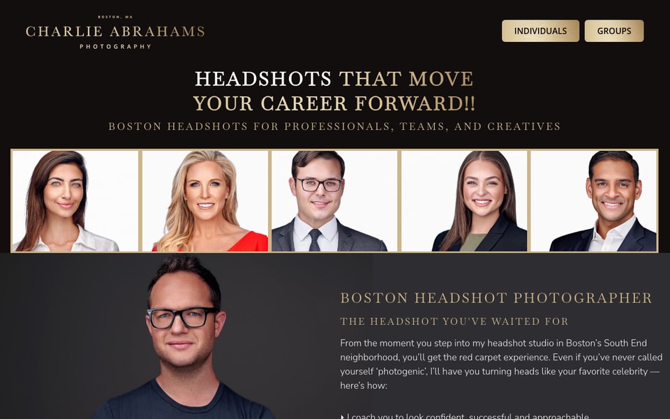 Charlie Abrahams Photography studio preview