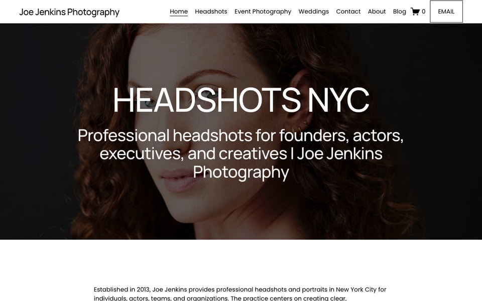 Joe Jenkins Photography studio preview