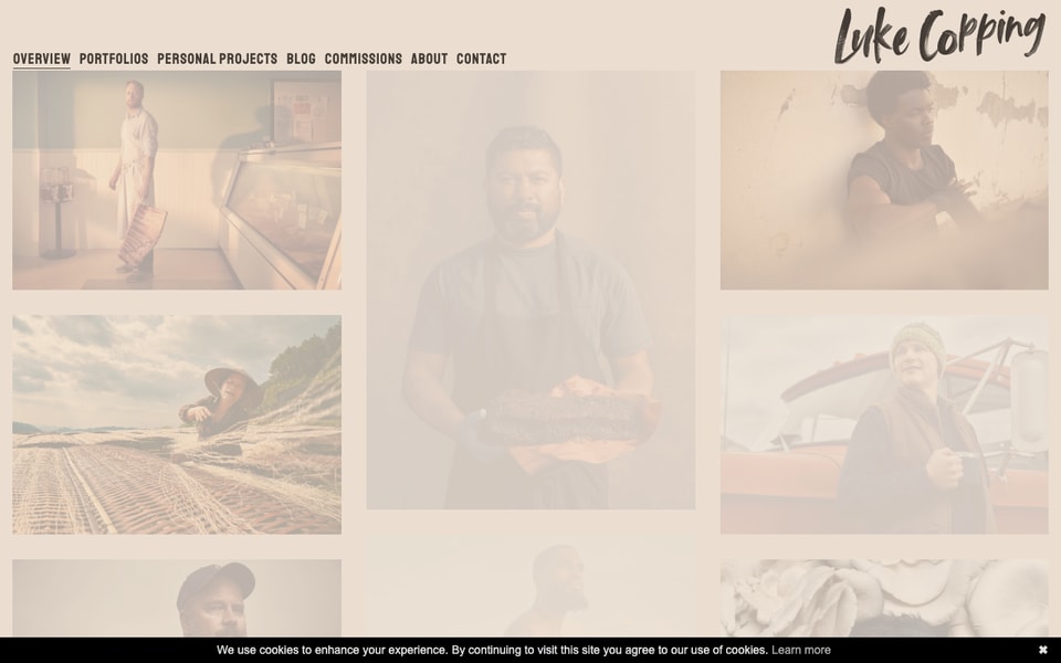 Luke Copping Photography studio preview