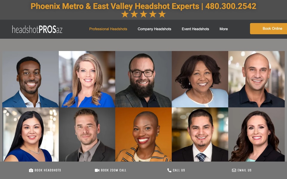 Headshot Pros AZ studio preview
