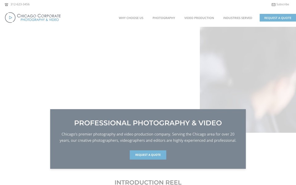 Chicago Corporate Photography & Video studio preview