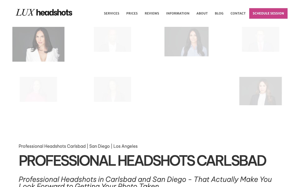 Lux Headshots studio preview