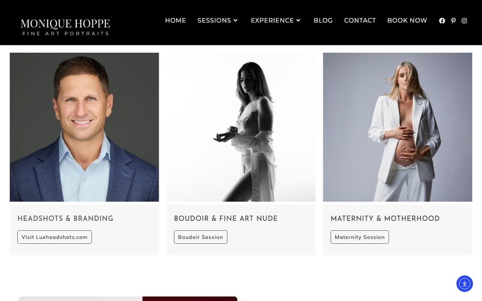 Monique Hoppe | San Diego Boudoir & Headshot Photographer studio preview