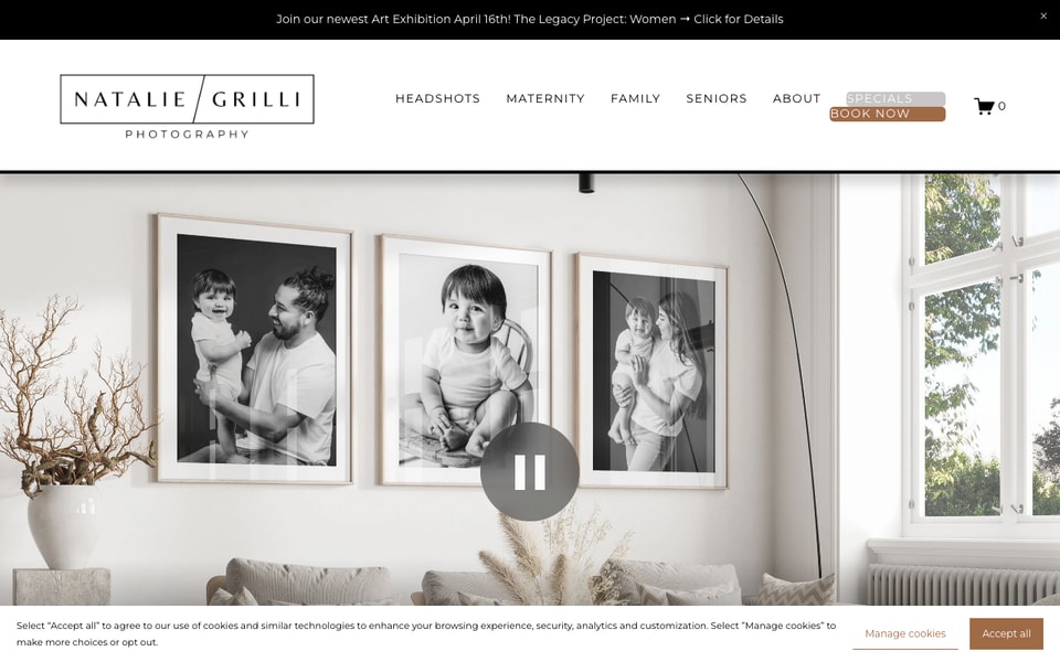 Natalie Grilli Photography studio preview