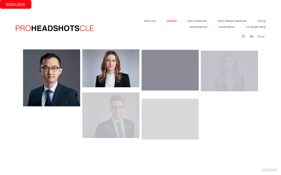 PRO Headshots CLE studio preview