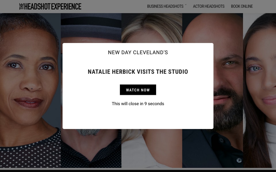 The Headshot Experience studio preview