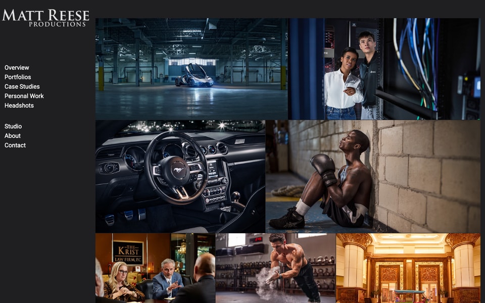Matt Reese Commercial Photography & Video Production studio preview
