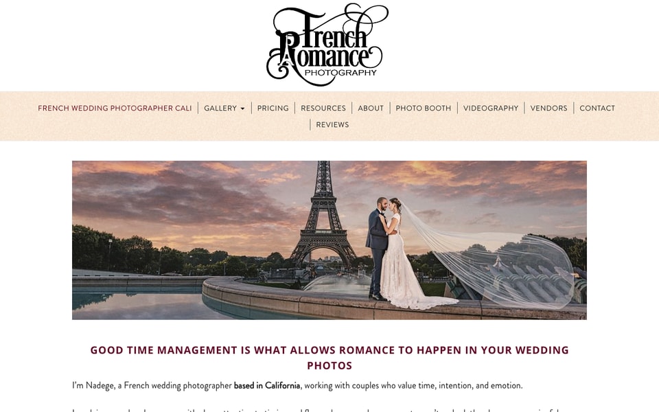 French Romance Photography studio preview