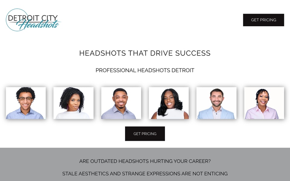 Detroit City Headshots studio preview