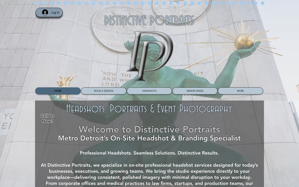 Distinctive Portraits studio preview