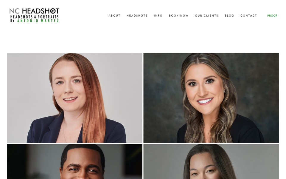 NC Headshot Studio studio preview