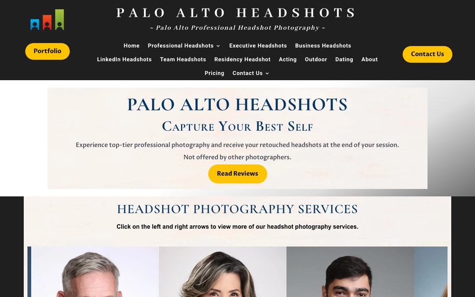 Palo Alto Headshots studio preview