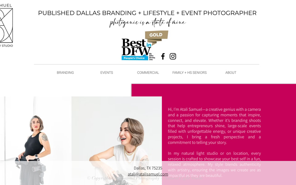 Atali Samuel Photography and Natural Light Studio studio preview