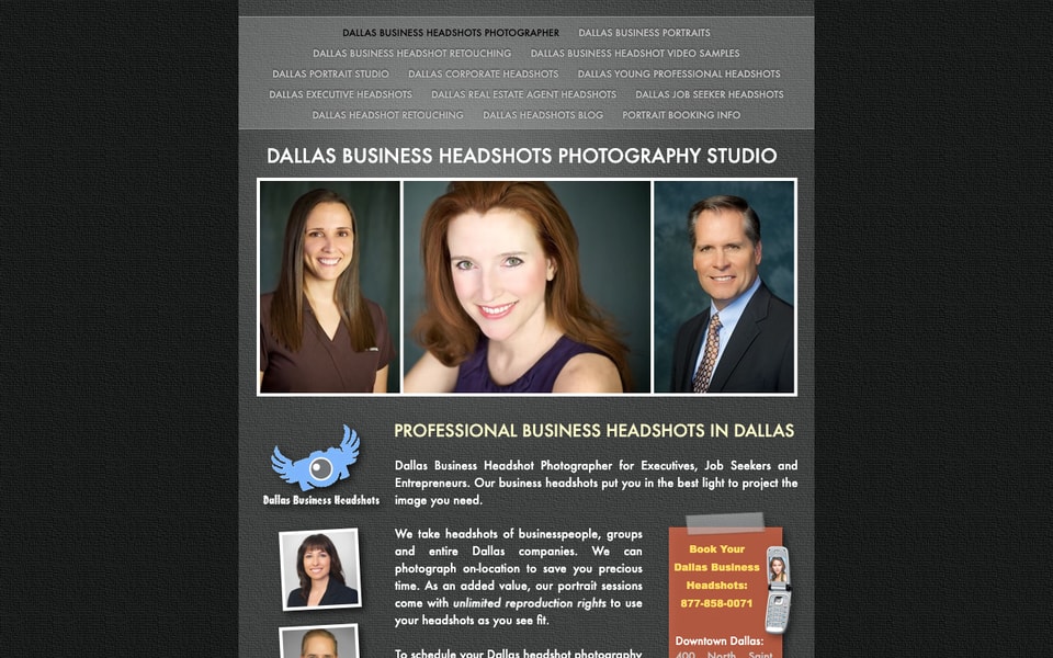 Dallas Business Headshots studio preview