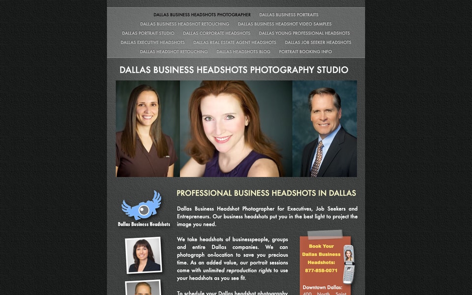Dallas Business Headshots studio preview