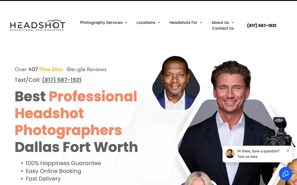 Headshot Professional Photographers studio preview