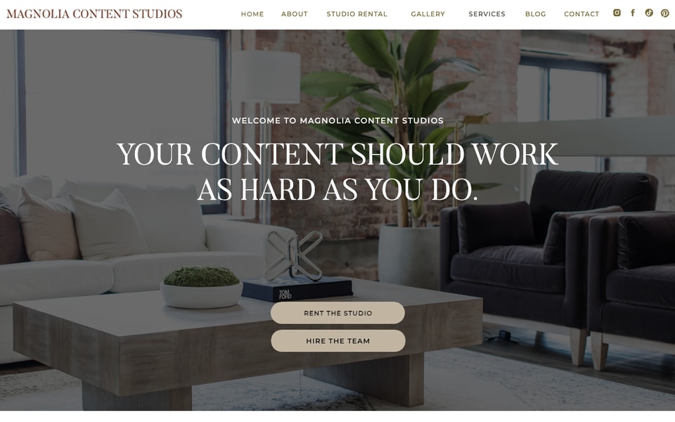 Magnolia Content Studios studio preview