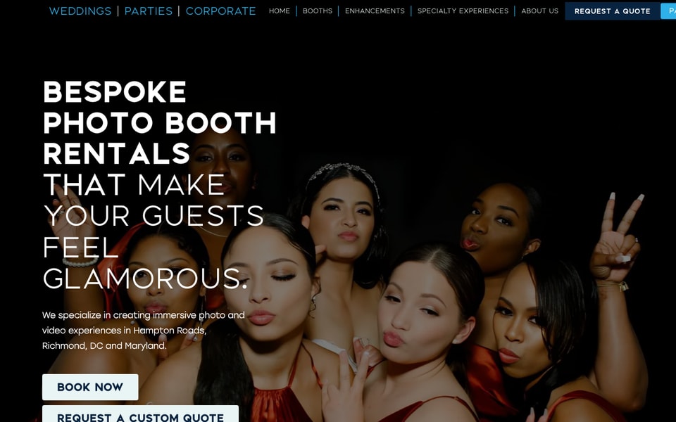 Tidewater Photobooth Co. studio preview