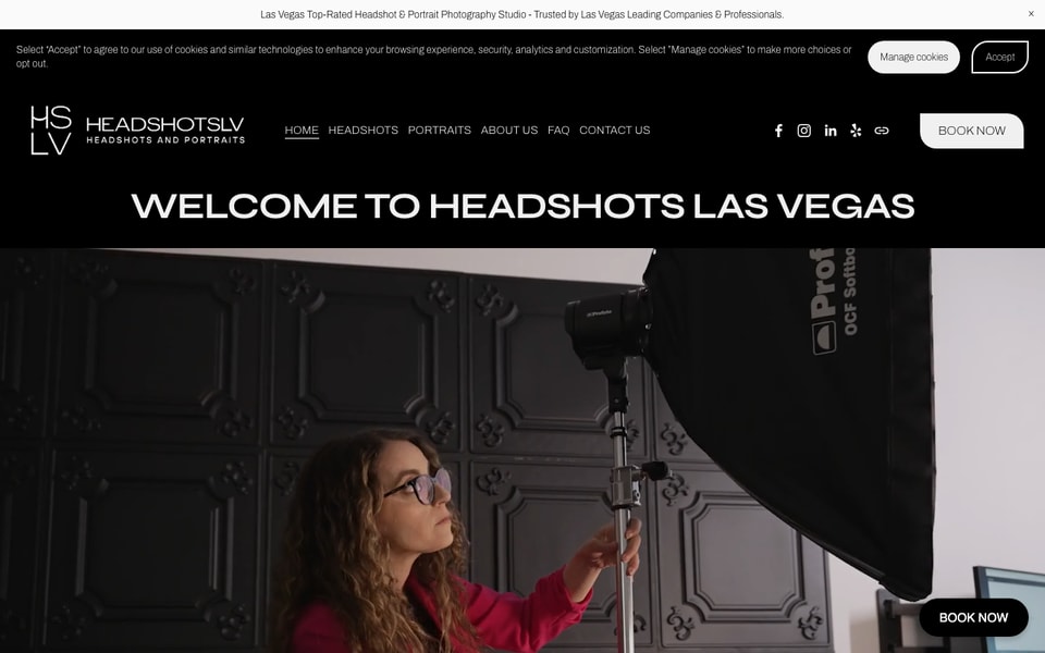 Headshots Las Vegas studio preview