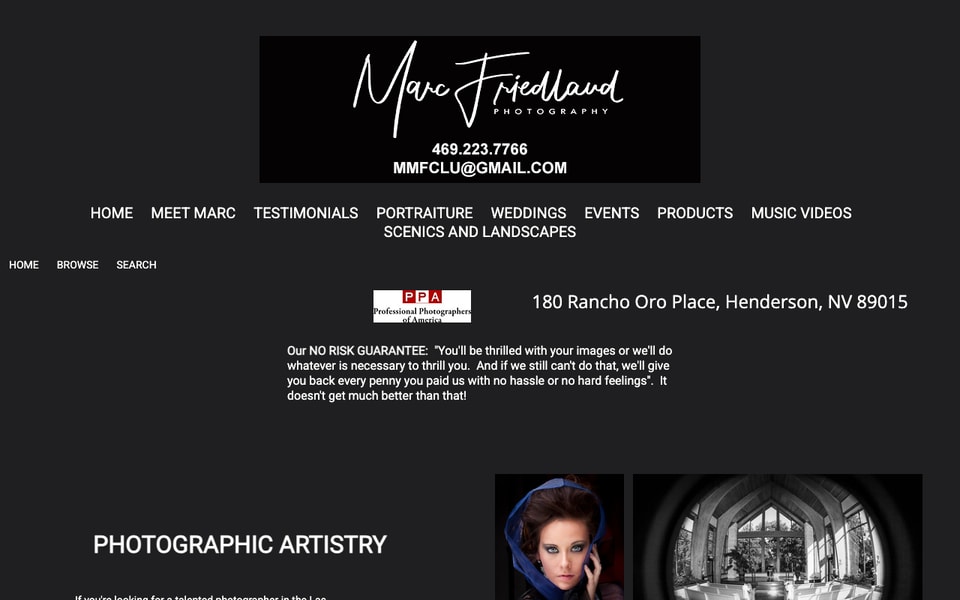 Marc Friedland Photography studio preview