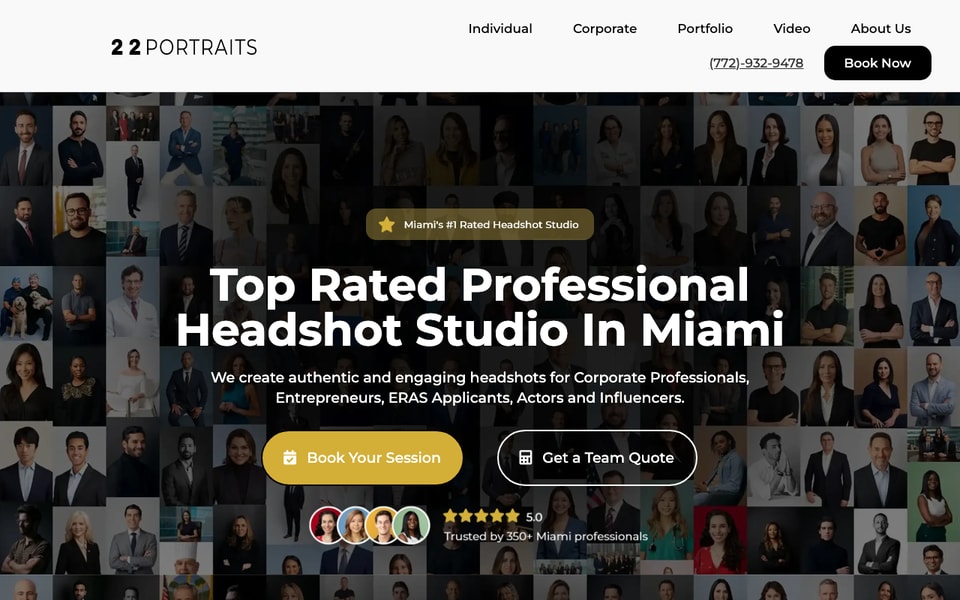 22PORTRAITS studio preview