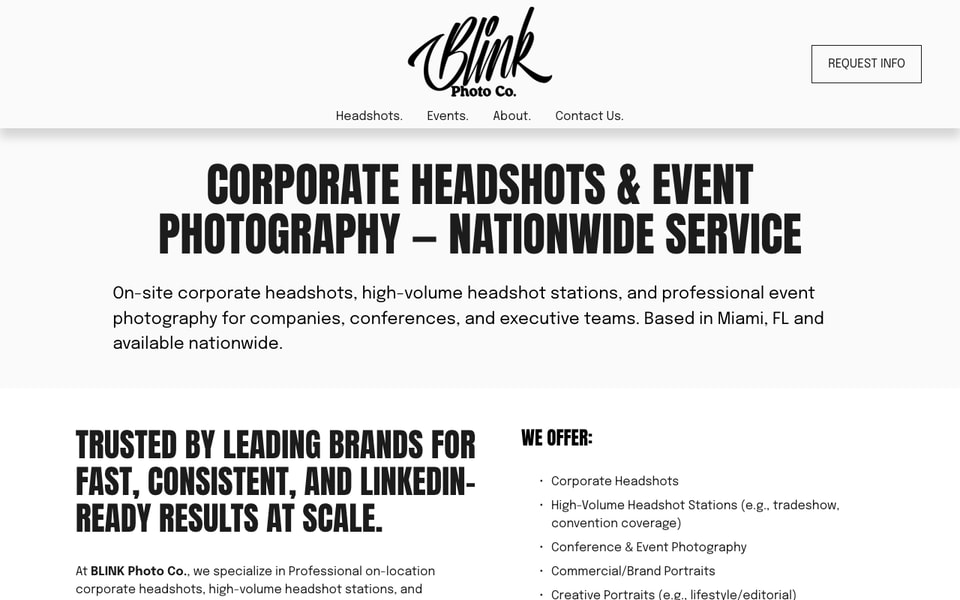 BLINK Photo Co. - Headshots and Corporate Photography studio preview