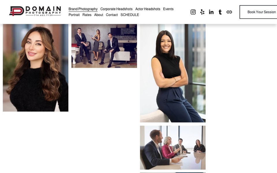 DOMAIN Photography - Headshots - Corporate - Portrait - Event studio preview