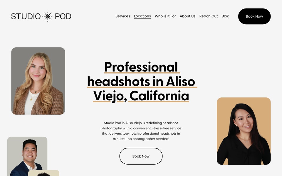 Studio Pod - Automatic Headshot Studio - Aliso Viejo studio preview