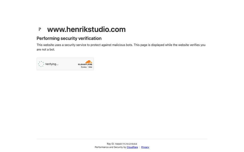 Henrik Studio studio preview