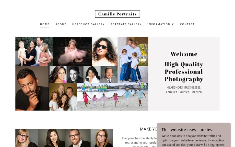 Camille Portraits studio preview