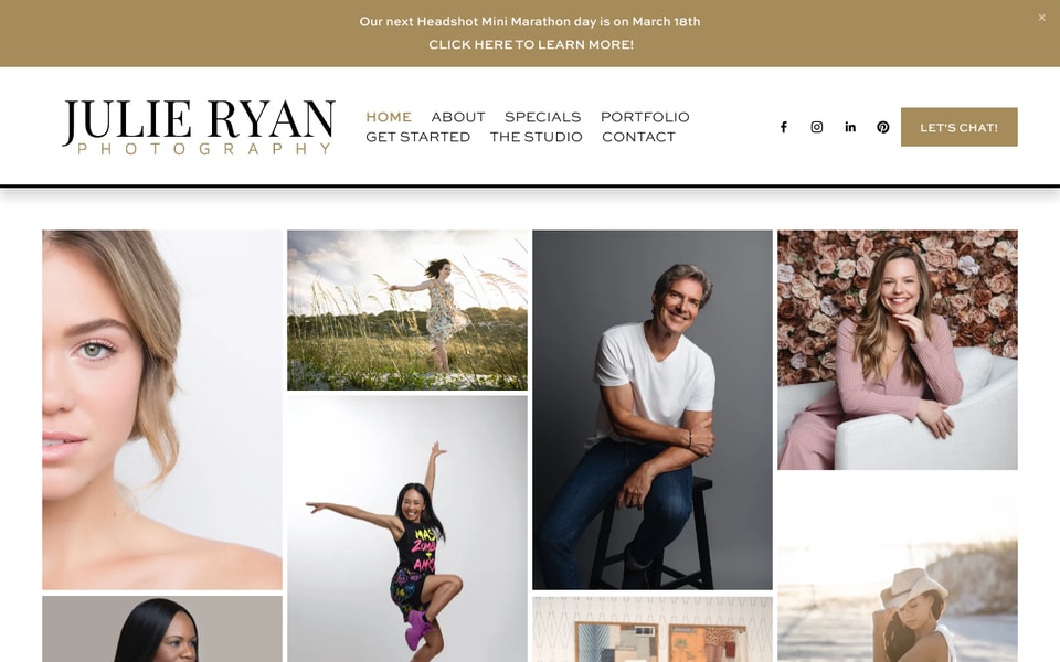 Julie Ryan Photography studio preview