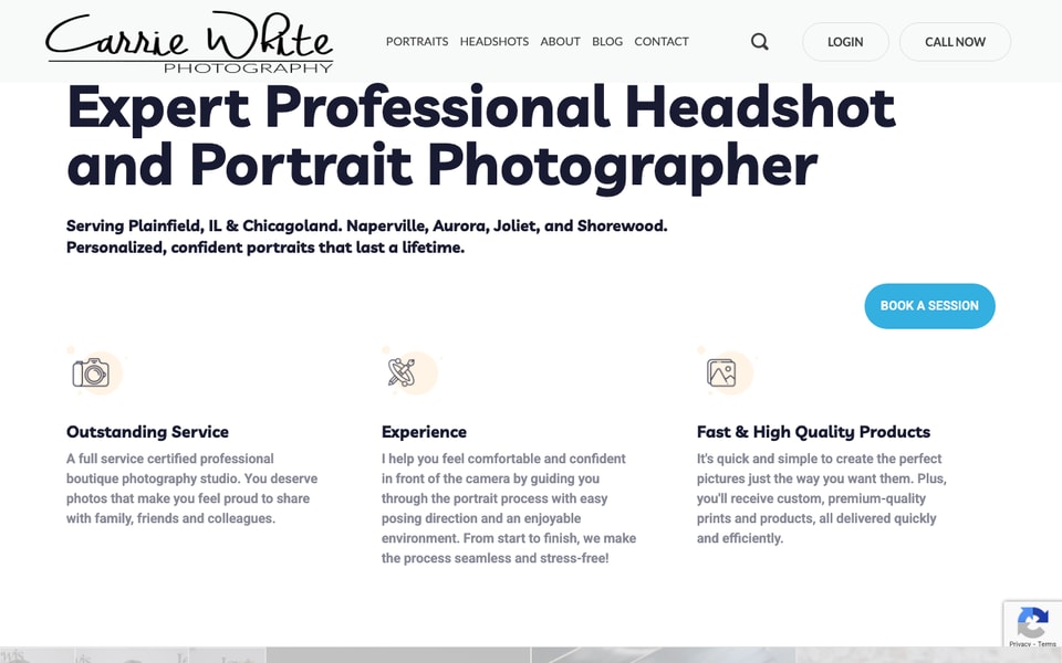 Carrie White Photography: Headshots & Portraits in Plainfield IL studio preview