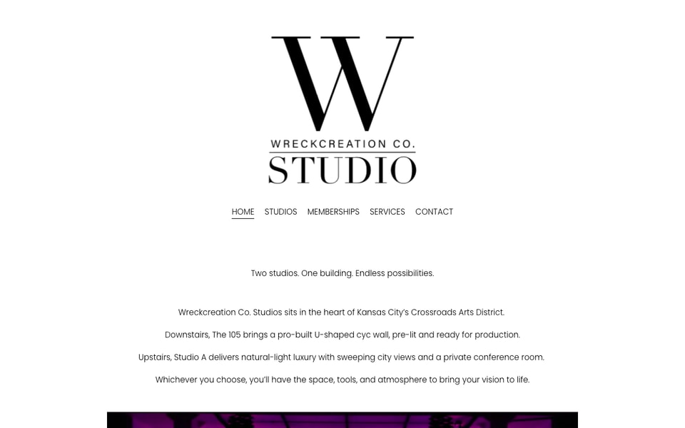 Wreckcreation Co. Studio studio preview
