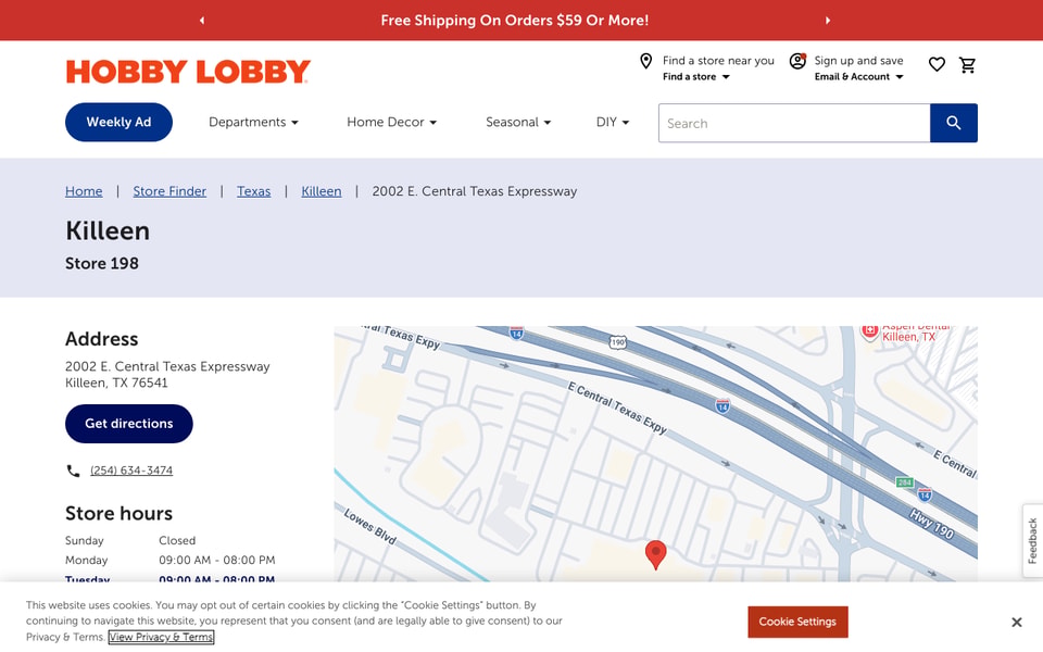 Hobby Lobby studio preview