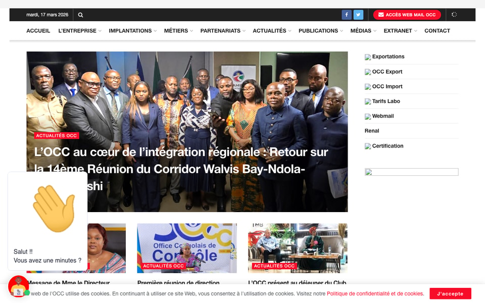 Office Congolais de Controle "OCC" studio preview