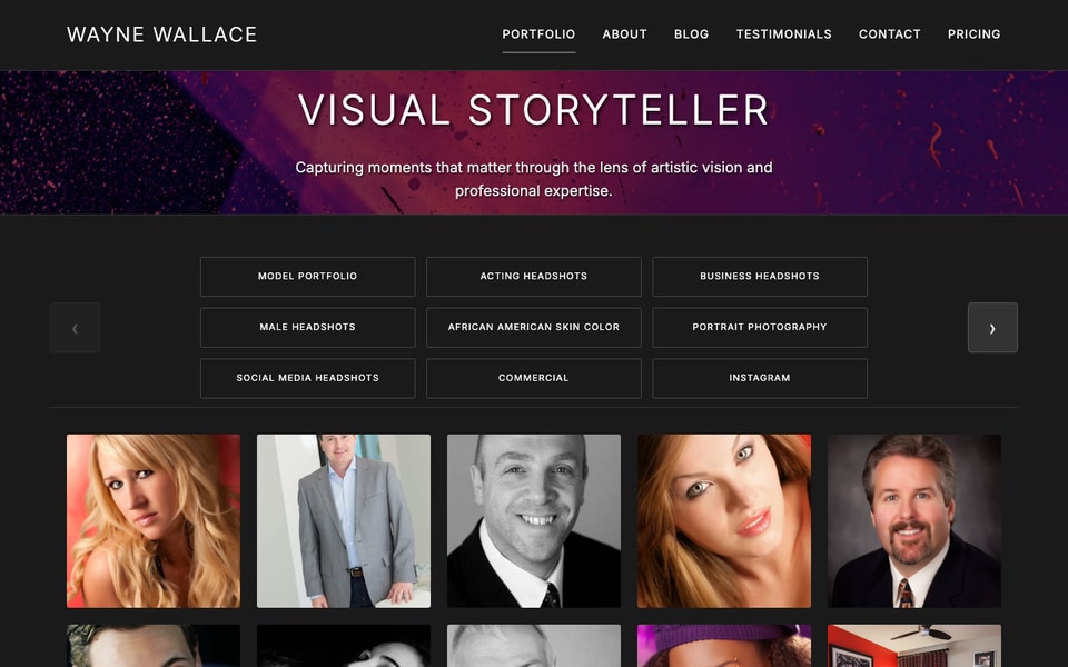 Wayne Wallace Photography studio preview