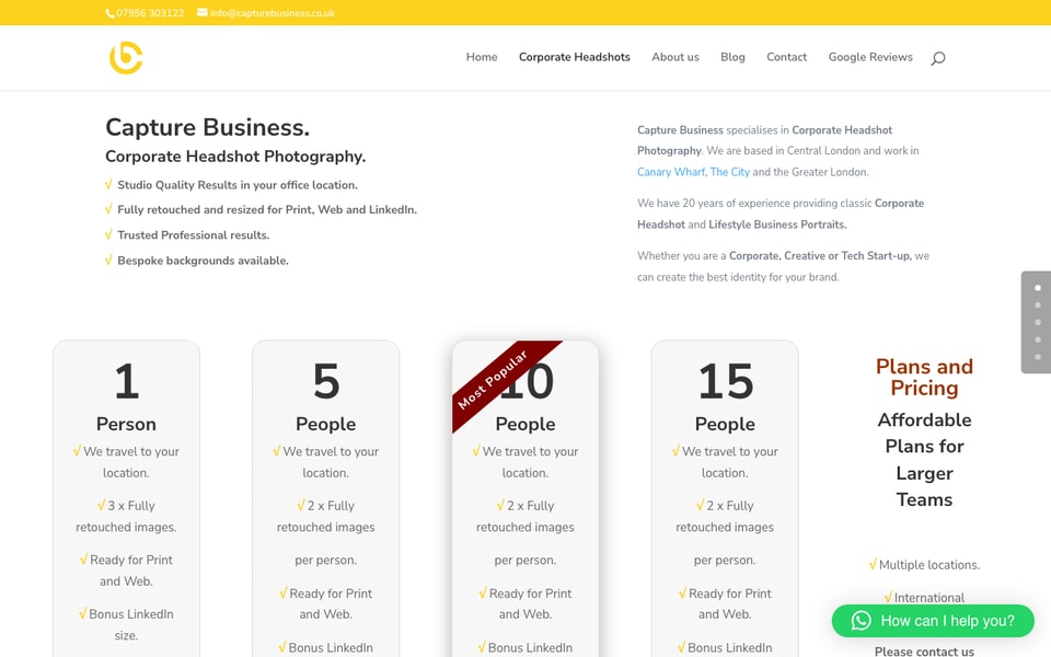 Capture Business studio preview