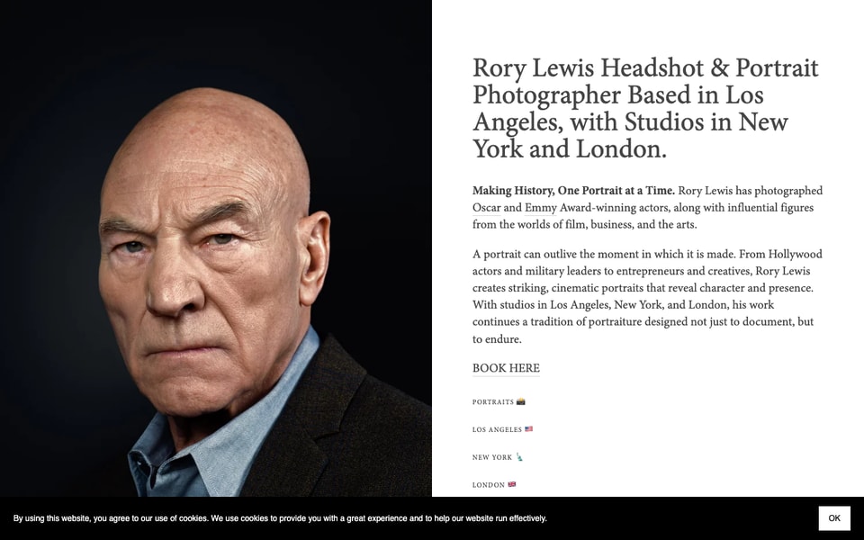 Rory Lewis – Los Angeles Headshot & Portrait Photographer studio preview