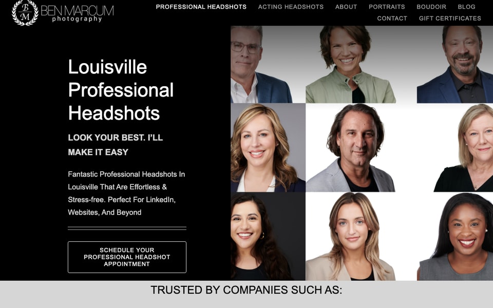 Ben Marcum Photography studio preview