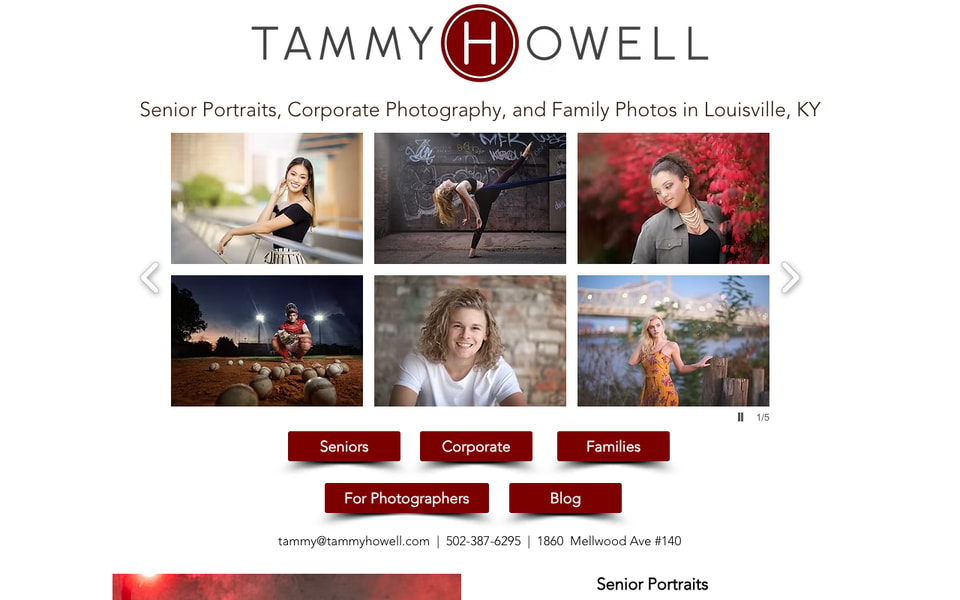 Tammy Howell Photography studio preview