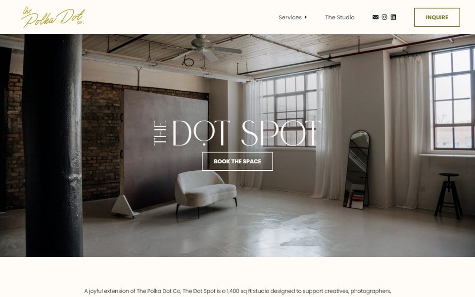 The Dot Spot studio preview