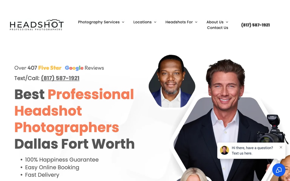Headshot Professional Photographers studio preview