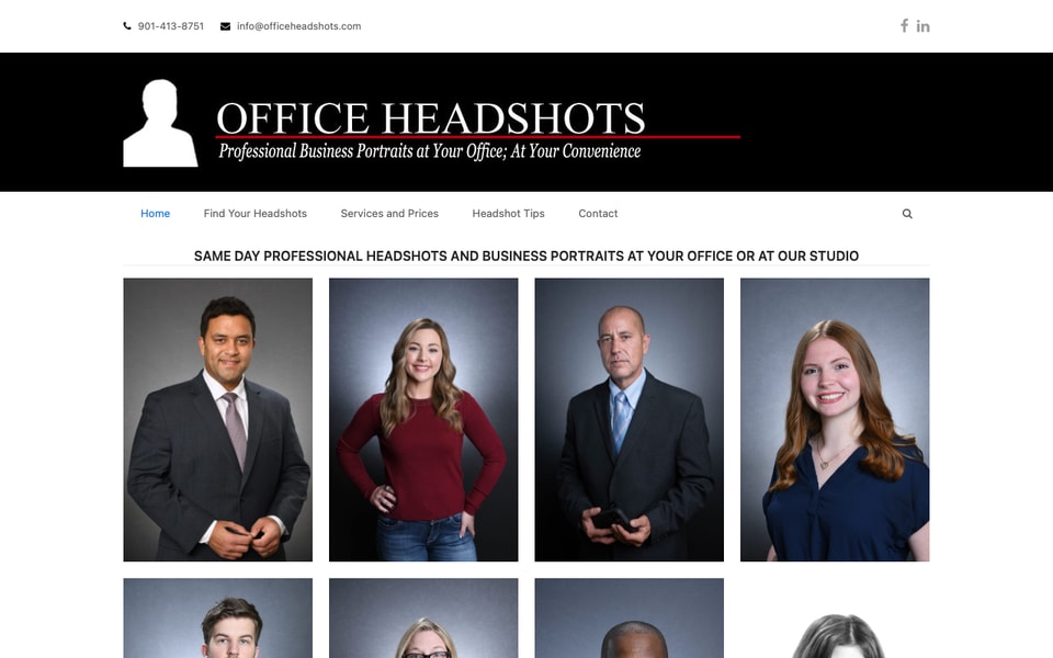 Office Headshots studio preview